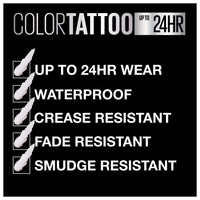 Thumbnail for Maybelline New York Color Tattoo 24 Hour Longwear Cream Eyeshadow Makeup, V.I.P, 0.14 Ounce