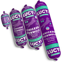 Thumbnail for Lucy Pet Products Chicken Formula Dog Food Roll 2.5 lb, Meaty, Semi-Moist Dog Food (100600074), (Pack of 1)