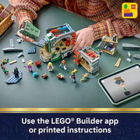 Thumbnail for LEGO Harry Potter Luna Lovegood’s House Building Toy for Girls & Boys - Pretend Play & Display Book Shelf or Bedroom Decor for Kids, Ages 10+ - W/Luna's Hare Patronus - Gift Idea for Birthdays - 76467