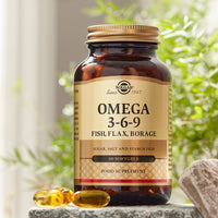 Thumbnail for EFA 1300mg Omega 3-6-9 Solgar 60 Softgel
