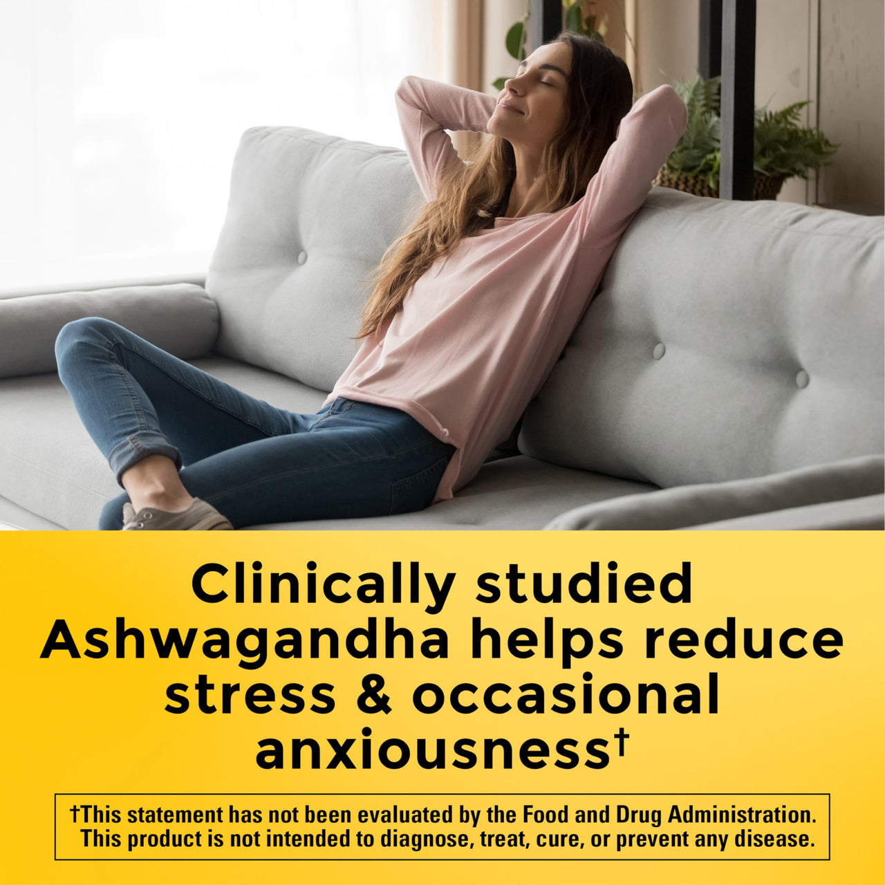 Nature Made Ashwagandha Capsules 125mg for Stress Support, Ashwagandha Supplements, 60 Capsules, 60 Day Supply