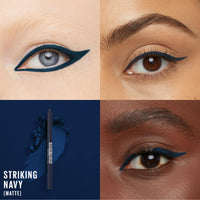 Thumbnail for Maybelline TattooStudio Long-Lasting Sharpenable Eyeliner Pencil, Glide on Smooth Gel Pigments with 36 Hour Wear, Waterproof, Striking Navy, 1 Count