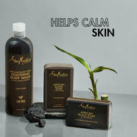 Thumbnail for SheaMoisture Soothing Body Wash for Acne Treatment African Black Soap Paraben Free Body Wash 13 oz