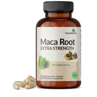 Thumbnail for Futurebiotics Maca Root Extra Strength Supports Energy, Stamina & Reproductive Health, Non-GMO, 250 Vegetarian Capsules