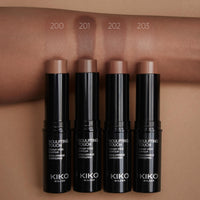 Thumbnail for Kiko Milano Sculpting Touch Creamy Stick Contour – Blendable, Long-Lasting Cream Contour Stick for Face, Buildable Coverage, Easy Application – 203 Coffee – 10g
