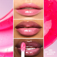 Thumbnail for COVERGIRL Clean Fresh Yummy Lip Gloss, Sheer, Natural Scents, Vegan Formula - My Strawbooty
