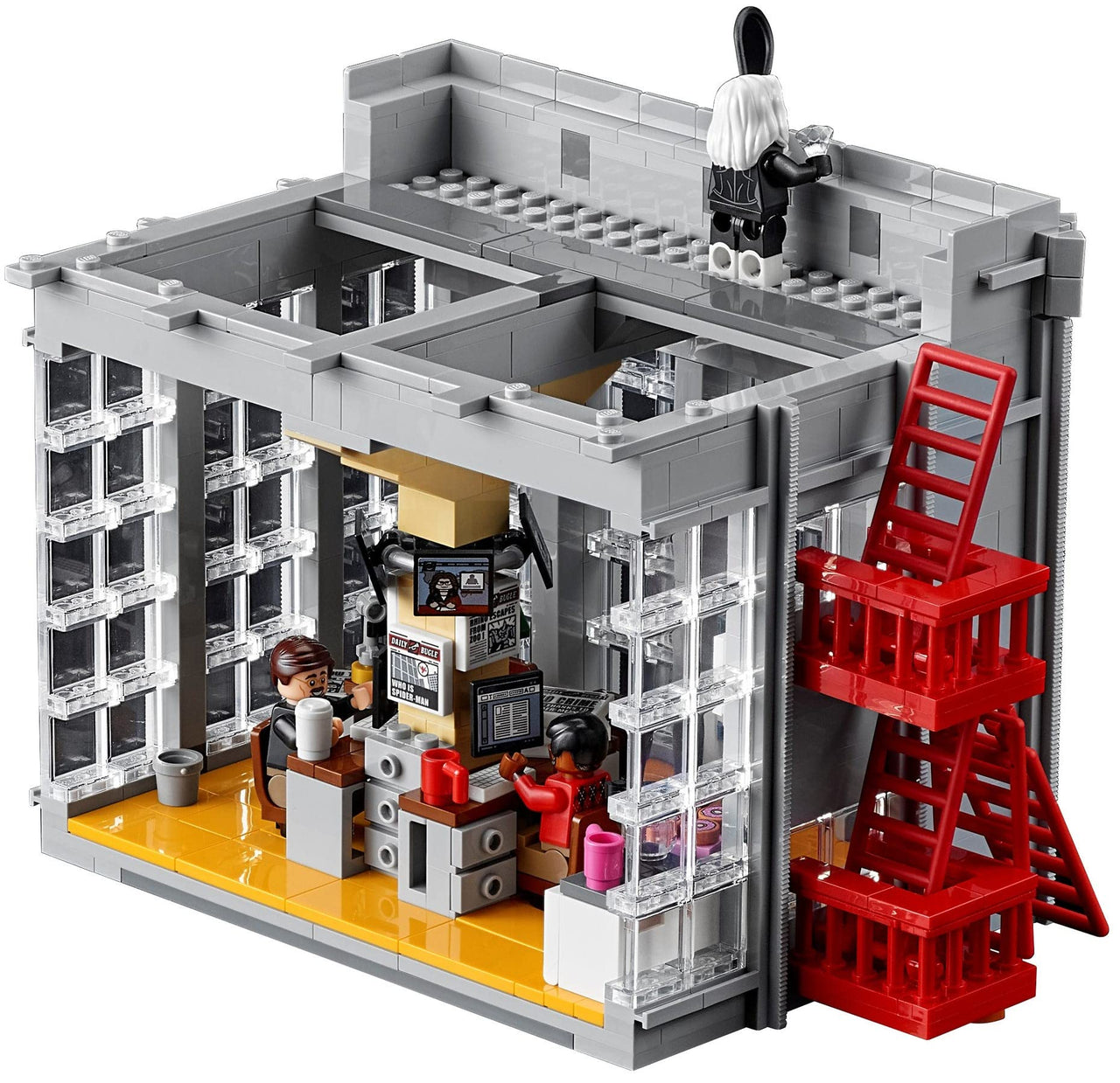 LEGO Marvel Spider-Man Daily Bugle Building Sets for Adults - Display as Office or Book Shelf Decor - Gifts for Christmas - 25 Minifigures - 76178