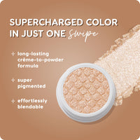 Thumbnail for ColourPop Super Shock Shadow - High-Pigment, Crème-Powder Eye Makeup - Single Glitter Eyeshadow with Minimal Fallout and Unique Bouncy Texture - Ivory Eyeshadow - Mighty Morphin (0.07 oz)