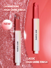 Thumbnail for SHEGLAM Pout-Perfect Moisturizing Solid Lip Gloss Shimmer Lip Plumper - Pink Flamingo