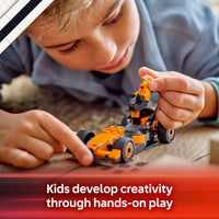 Thumbnail for LEGO City F1 Driver with McLaren Race Car Toy - Model Car Building Toy Kit for Kids, Boys and Girls, Ages 6+ - F1 Collectible for Fans - with a Driver Minifigure - Gift Idea for Birthdays - 60442