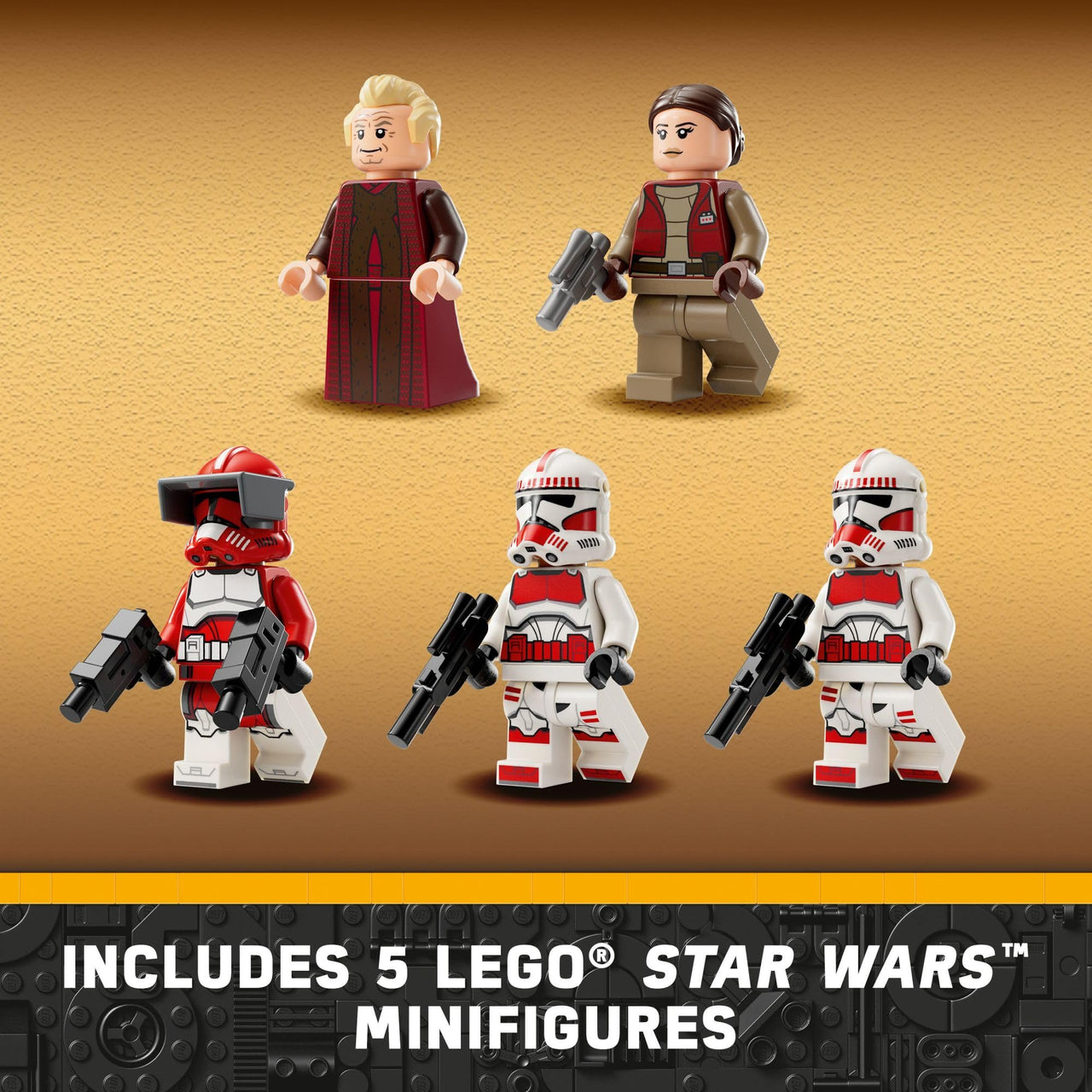 LEGO Star Wars: The Clone Wars Coruscant Guard Gunship - Buildable Star Wars Toy for 9 Year Olds - Gift Idea for Fans - Includes 3 Clone Trooper Minifigures - 75354