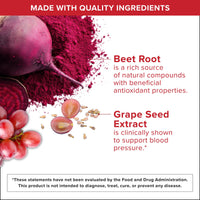 Thumbnail for Qunol Blood Pressure Support, 3 in 1 Beets + CoQ10 + Grape Seed Extract, Beet Root Capsules that Supports Healthy Blood Circulation & Heart Healthy Energy, 60 Count (Pack of 2)