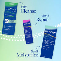 Thumbnail for Differin Acne Face Wash with 5% Benzoyl Peroxide, Daily Deep Cleanser by the makers of Differin Gel, Gentle Skin Care for Acne Prone Sensitive Skin, 4 oz (Packaging May Vary)