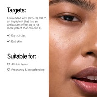 Thumbnail for The INKEY List Brighten-I Eye Cream, Under-Eye Cream Helps Reduce Appearance of Dark Circles and Boost Skin’s Glow, Makeup Under-Eye Primer, 0.50 fl oz