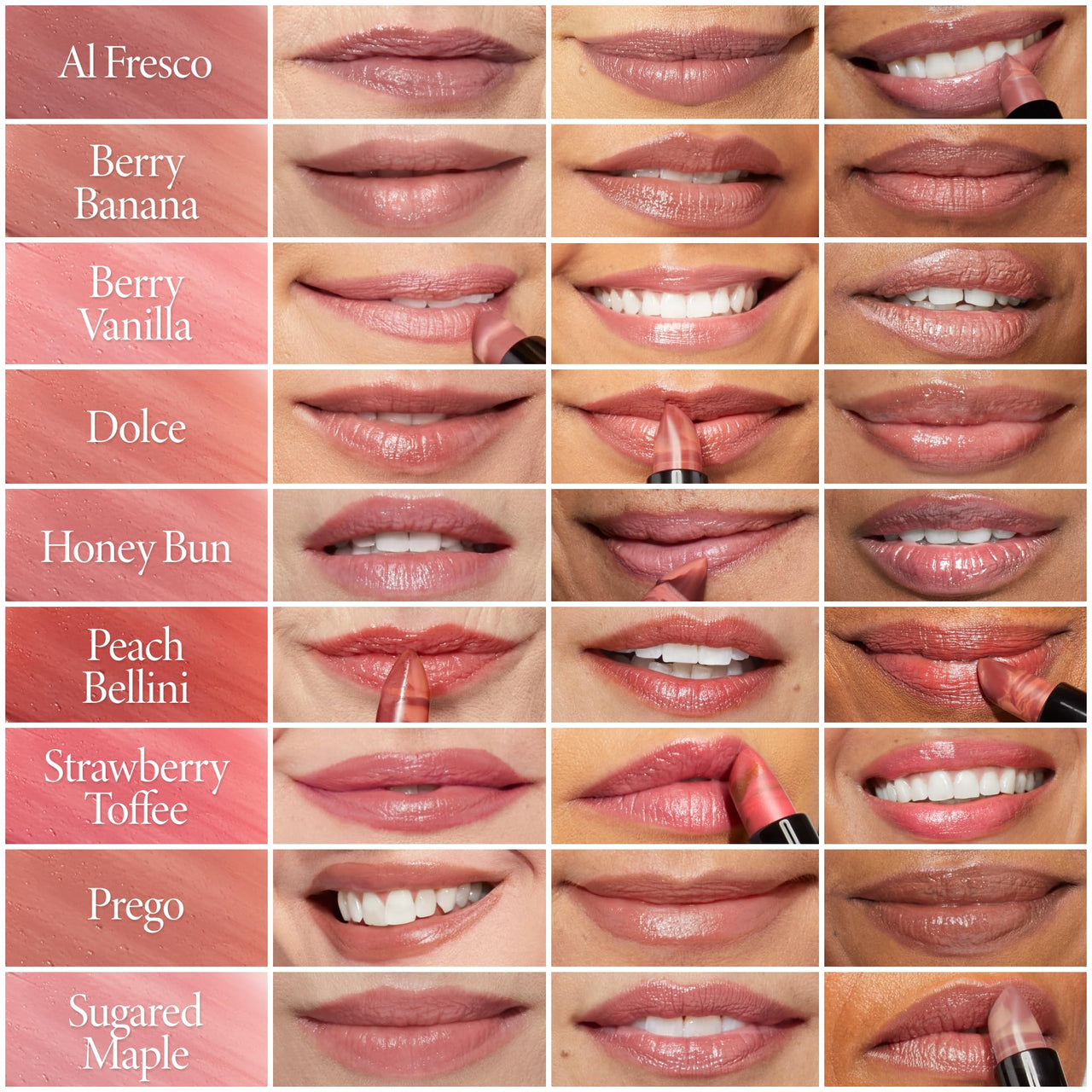 LAURA GELLER NEW YORK Italian Marble Sheer Lipstick - Honey Bun - Hydrating & Lightweight - Vitamin E & Caster Seed Oil - Cream Finish