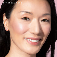 Thumbnail for LAURA GELLER NEW YORK Baked Blush-n-Brighten Marbleized Blush + Angled Brush (04 Ethereal Rose, 47mm)