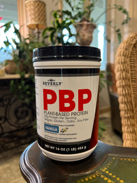 Thumbnail for Beverly International PBP, Plant Based Protein. Vegan, Gluten, Dairy, Soy-Free. Great Vanilla Taste, Smooth, Easy to Digest, 21g Protein per Serving, (15 Servings) 1lb. Complete Amino Acid Profile.