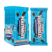 Thumbnail for MrBeast Feastables Dark Chocolate with Sea Salt Bar, King Size, 10 Count, Sweet & Salty Chocolate Candy, Fairtrade Cocoa, 2.1oz Each