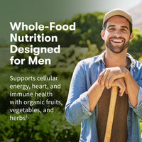 Thumbnail for Garden of Life Once Daily Whole Food Multivitamin for Men, Organic Mens Vitamins & Minerals, Vitamin C, Zinc, Vegan, for Health & Well-Being, 60 Tablets
