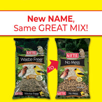 Thumbnail for Kaytee No Mess Finch Seed and Nyjer Blend, Attracts Goldfinches, Chickadees, Junos, Finches and Other Wild Birds, 8 Pounds
