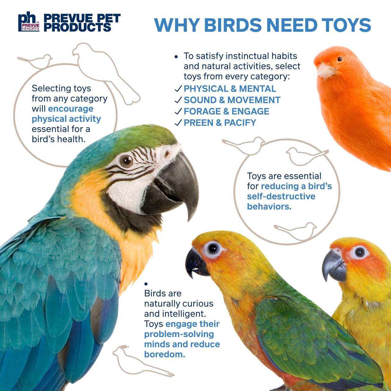 Prevue Pet Products Shredding Stack - Playfuls Physical & Mental Bird Toy 60247