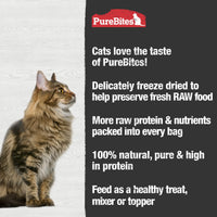 Thumbnail for PureBites Chicken Breast Freeze Dried Cat Treats, 1 Ingredient, Made in USA, 5.5oz