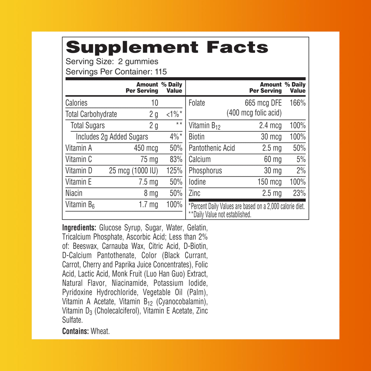 One A Day Women’s Multivitamin Gummies, Multivitamin For Women with Vitamin A, C, E, Vitamin D and Zinc for Immune Health Support, 230 count