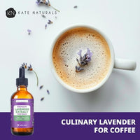 Thumbnail for Image 5 of Kate Naturals Lavender Extract for Baking, Drinks, Coffee, Lattes (1oz)