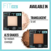 Thumbnail for Maybelline Fit Me Matte + Poreless Pressed Face Powder Makeup & Setting Powder, Warm Sun, 1 Count
