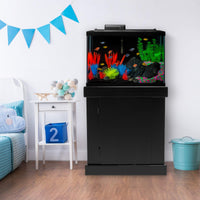 Thumbnail for GloFish Plant Aquarium Décor, Green and Blue Large, Fluorescent Under Blue LED Light