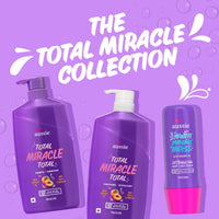 Thumbnail for Aussie Total Miracle Hair Care Bundle: Shampoo, Conditioner, and 3 Minute Deep Treatment with Apricot & Macadamia Oil, Paraben-Free for Damaged Hair, 26.2 & 8 Fl Oz