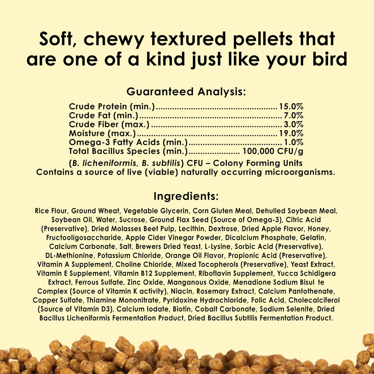 Kaytee NutriSoft Pet Parakeet & Cockatiel Bird Food, 2 lb