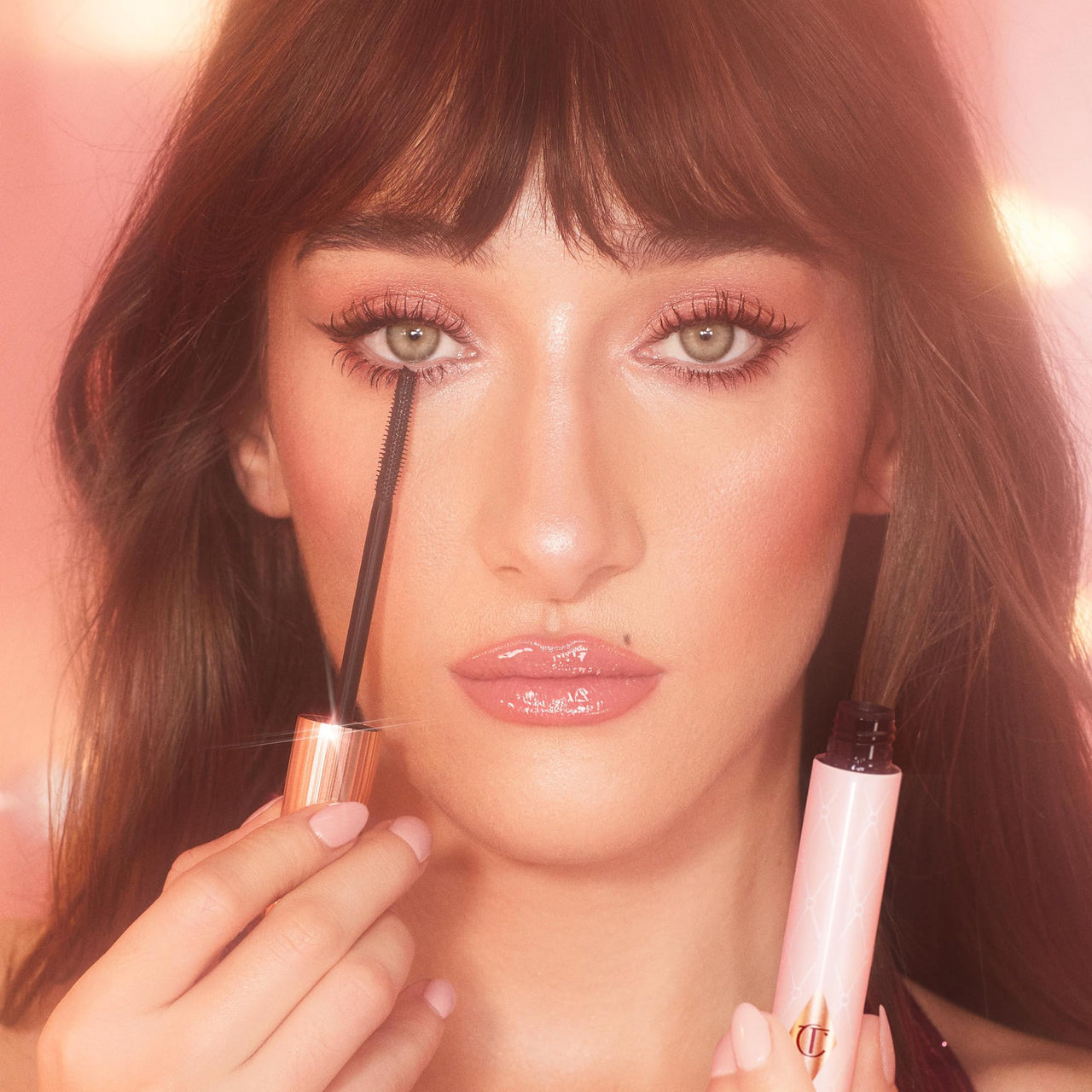 Charlotte Tilbury Pillow Talk Push Up Lashes Mascara - Lengthening Mascara with 24HR Vertical Lift Effect for Instant Volume, Length & Definition - Smudge-Proof Formula - Super Black