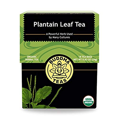 Image 1 of Default Title for the product Buddha Teas Organic Plantain Leaf Tea - Herbal Tea, Caffeine Free