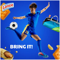 Thumbnail for Lance Sandwich Crackers, ToastChee Peanut Butter, 20 Individually Wrapped Packs, 6 Sandwiches Each