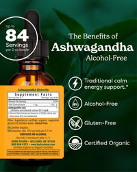 Thumbnail for Herb Pharm Ashwagandha, Alcohol Free: Liquid Extract, USDA Organic | Traditional Stress Support Supplement, Ashwagandha Root Glycerite, Tasty Adaptogen Extract for Adults | Up to 6 Week Supply, 2 oz*