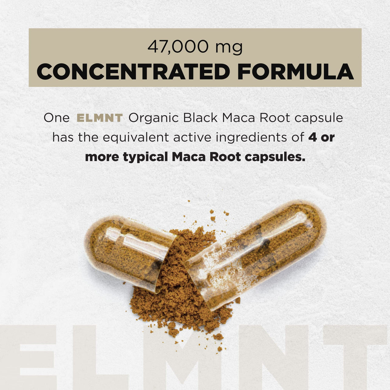 40,000mg 40x Strength Organic Black Maca Root w. Ashwagandha - #1 Highest Potency Black Maca Root Capsules for Men Supplement 40:1 Extract - 100% Pure Maca Peruana, Maca Powder Pills, Gelatinized