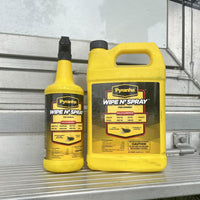 Thumbnail for PYRANHA Wipe N' Spray for Horses - Oil-Based Long Lasting Fly Control Repels Horn, Deer, Horse, House, Stable, & Face Flies, Ticks, Mites, Mosquitoes, Gnats & Lice, 1 Gallon