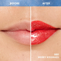 Thumbnail for Covergirl Clean Fresh Yummy Plumper Lip Gloss, 880 Merry Kissmass, Shiny Gloss, Vegan Formula, Easy to Apply, Minty Flavor, 0.33oz