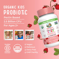Thumbnail for MaryRuth Organics Kids Probiotics for Digestive Health | USDA Probiotic Gummies | 2 Month Supply | Kids Probiotics | Immune Support | Gut Health Supplement | Vegan | Non-GMO | Gluten Free | 60 Count