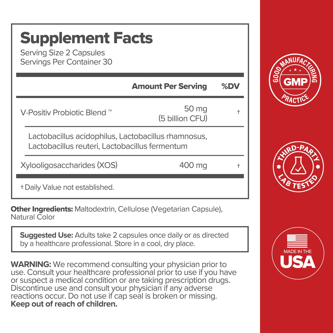 O Positiv URO Vaginal Probiotics for Women pH Balance with Prebiotics & Lactobacillus Probiotic Blend - Vaginal Health Supplement - Promote Healthy Vaginal Odor & Vaginal Flora, 60 Count (Pack of 1)