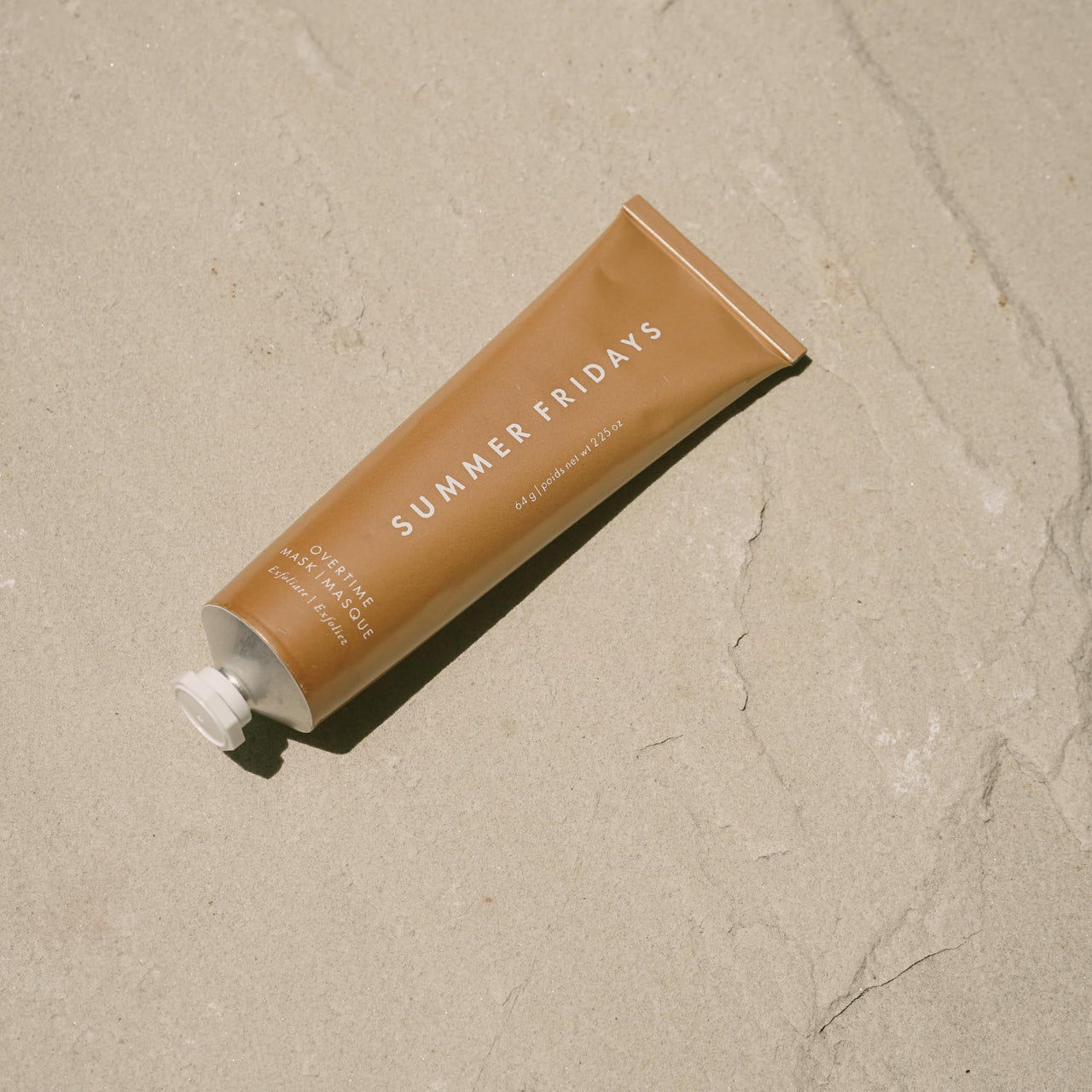 Summer Fridays Overtime Mask - Clarifying + Exfoliating Face Mask - Helps Brighten Dull or Congested Skin with Pumpkin & Apricot Seed Powder (2.25 Oz)