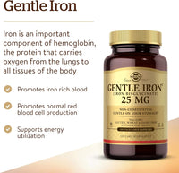 Thumbnail for Solgar Gentle Iron 25 mg Vegetable Capsules