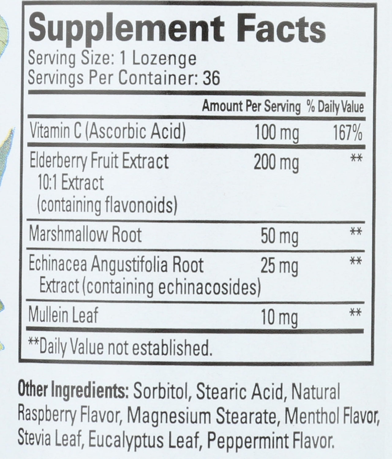 QUANTUM HEALTH Raspberry Elderberry Lozenges, 36 CT