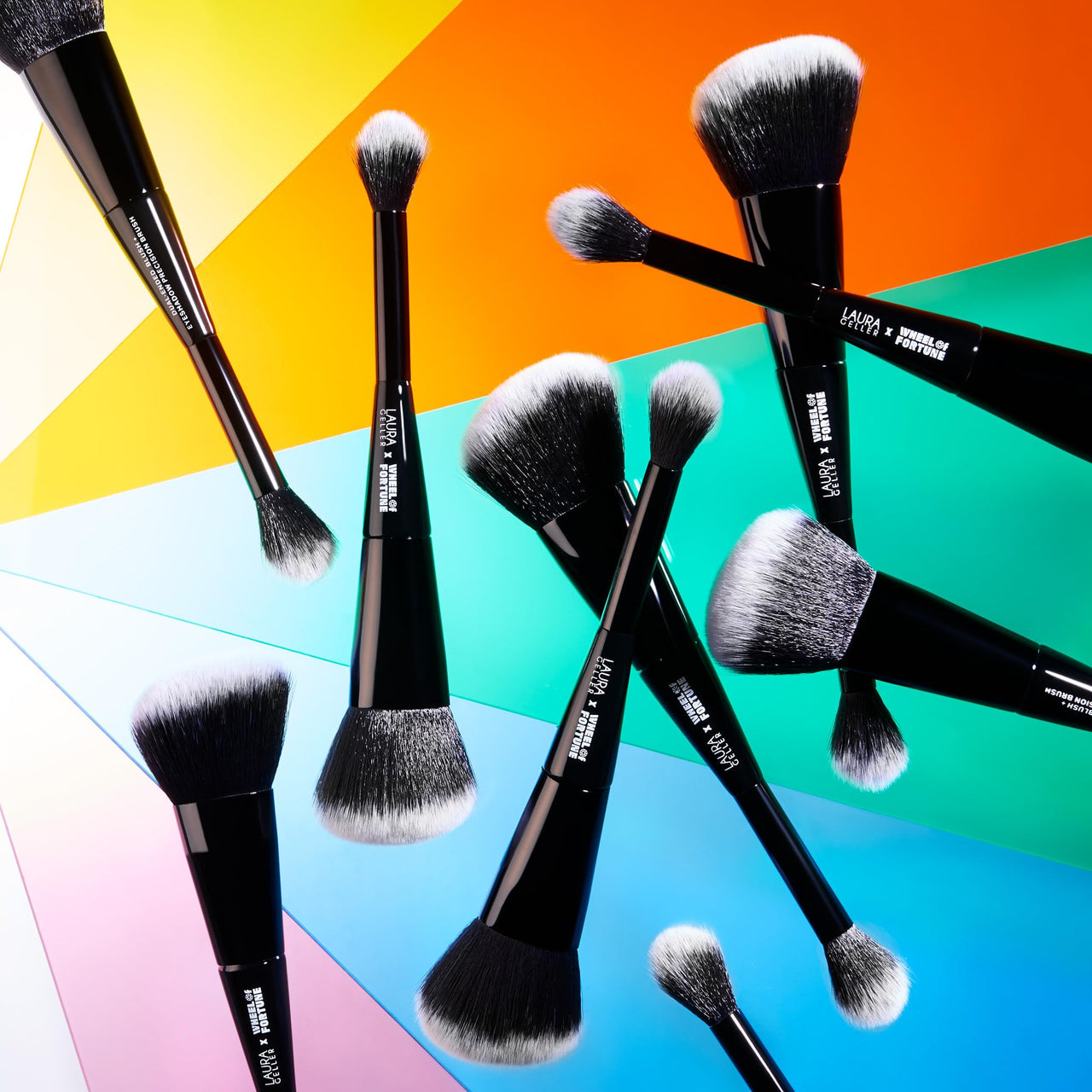 LAURA GELLER NEW YORK x Wheel of Fortune Limited Edition Collab The Wheel Blush Palette 5 pc Multi-Finish Blushes