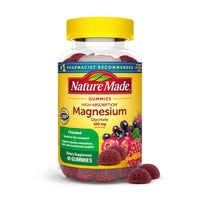 Thumbnail for Nature Made High Absorption Magnesium Glycinate Gummies 100 mg per Serving, Muscle, Nerve, Bone and Heart Support, Magnesium Supplement, 40 Magnesium Gummies, 20 Day Supply