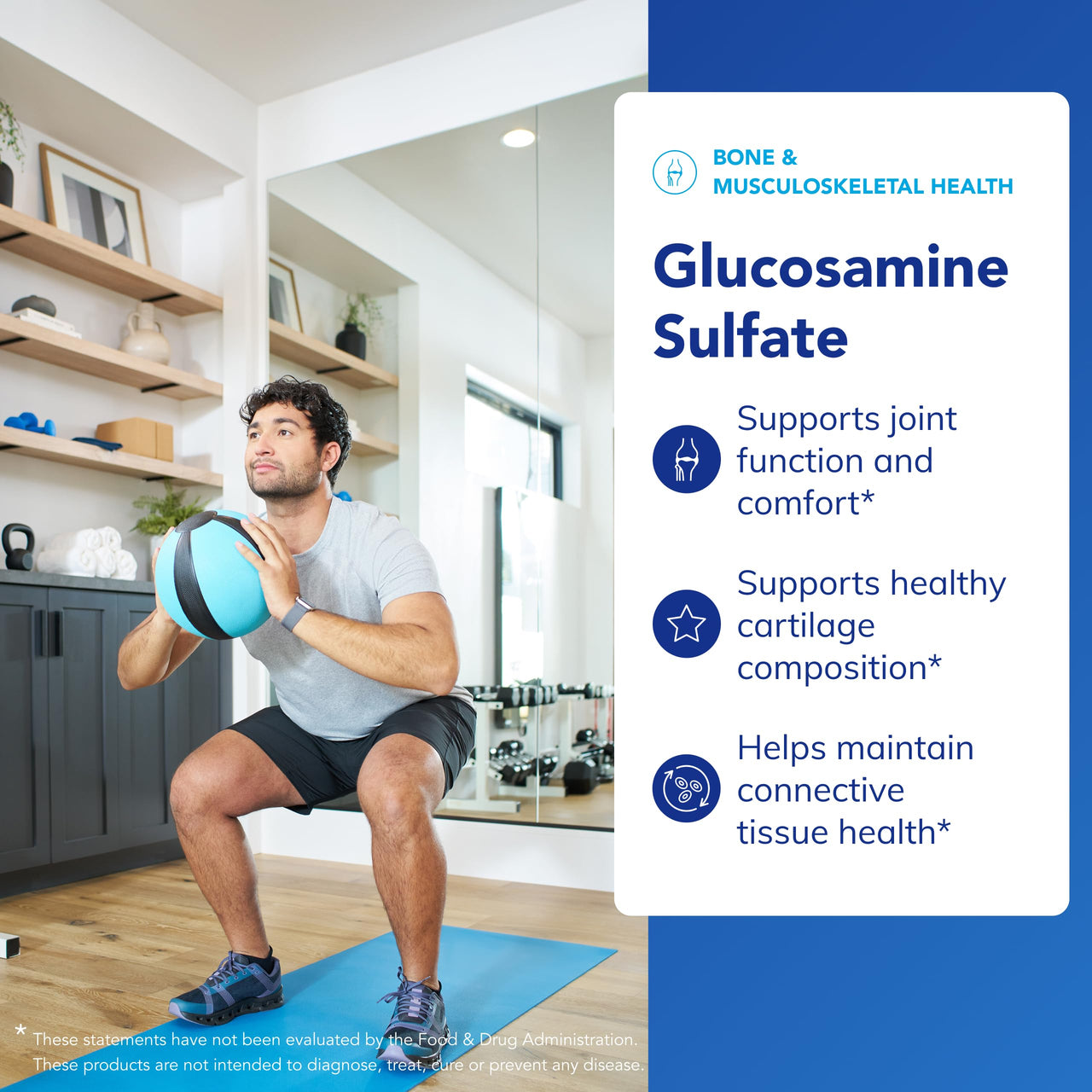 Pure Encapsulations Glucosamine Sulfate 1,000 mg | Supplement for Joint Support and Mobility, Cartilage Health, and Connective Tissue* | 180 Capsules