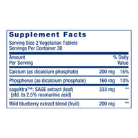 Thumbnail for Life Extension Cognitex® Elite Pregnenolone, sage, Blueberry, ashwagandha, phosphatidylserine, Advanced Formula, Attention, Focus, Memory, Gluten-Free, Non-GMO, Vegetarian, 60 Tablets