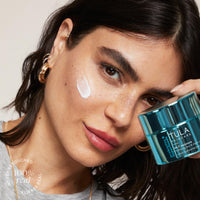 Thumbnail for TULA Skin Care 24-7 Chrome Hydrating Day & Night Cream - Anti-Aging Moisturizer for Face, Contains Watermelon & Blueberry Extract in Chrome Packaging, 1.5 oz.