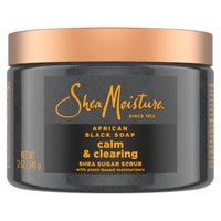 Thumbnail for SheaMoisture Sugar Body Scrub African Black Soap for healthy, glowing skin African black soap with 24h shea moisture nutrients 12 oz